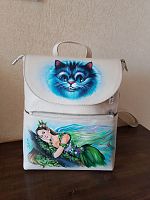 Рюкзак ручной работы Чешир – Малефисента – Ангел – Эльф - фото