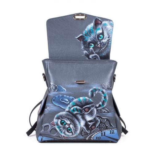 Рюкзак "Маленький Чешир" с рисунком, росписью, принтом - фото фото 2