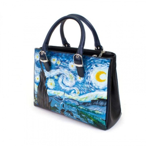 Большая женская сумка "Ван Гог Звездная ночь" фото фото 2