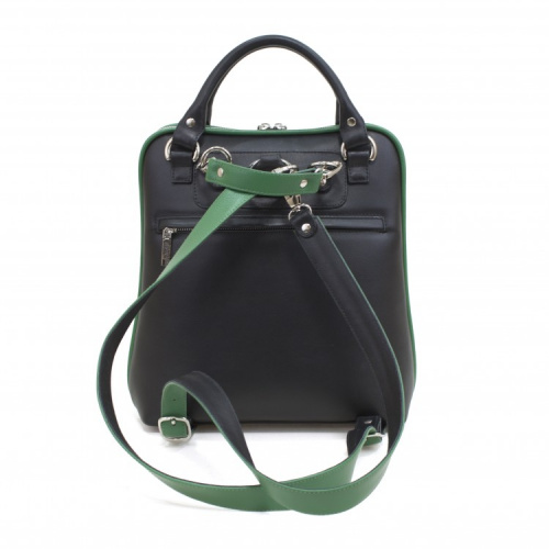 Женская сумка-рюкзак из кожи с росписью "Джунгли" фото фото 2