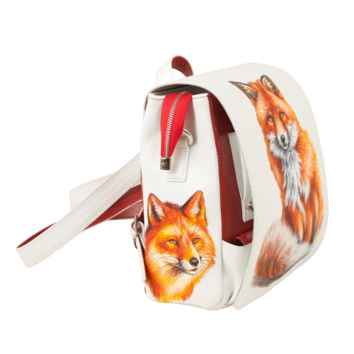 Женский рюкзак с рисунком лисы "Рыжая лисичка" фото фото 14