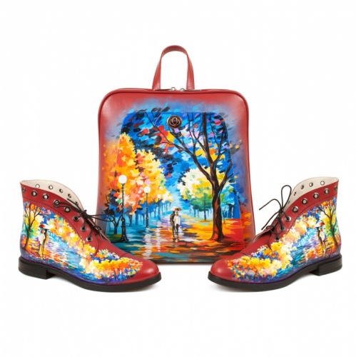 Комплект рюкзак и ботинки "Золотая осень" фото