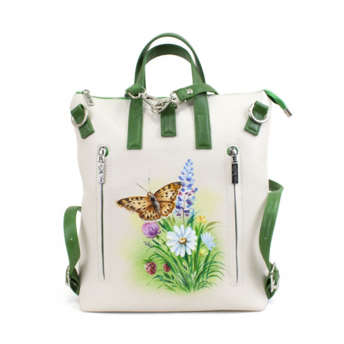 Женская сумка-рюкзак с красивым рисунком "Летняя" фото фото 3