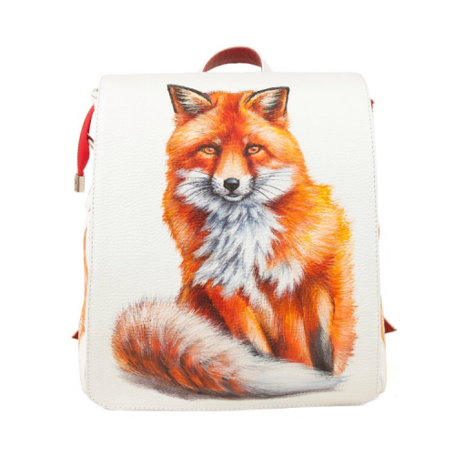 Женский рюкзак с рисунком лисы "Рыжая лисичка" фото фото 11