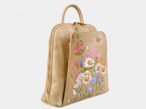 Женский рюкзак с росписью "Ромашки" фото фото 2