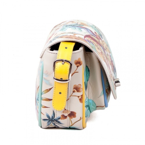 Женская сумка на плечо с росписью "Попугай Ара" фото фото 6