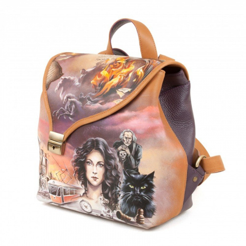 Авторский рюкзак с ручной росписью "Мастер и Маргарита" фото фото 2