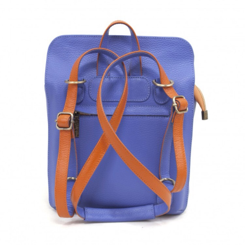 Женская сумка-рюкзак с росписью акрилом "Шляпник" фото фото 4
