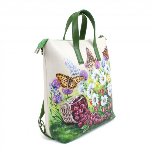 Женская сумка-рюкзак с красивым рисунком "Летняя" фото фото 5