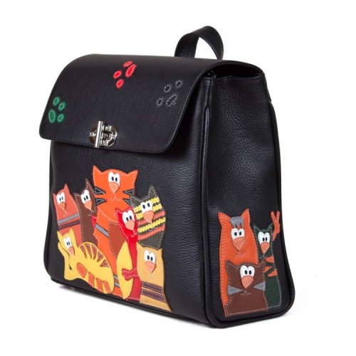 Рюкзак "Банда котов" с рисунком, росписью, принтом - фото фото 5