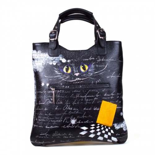Женская кожаная сумка шоппер "Этно Алиса" фото шоппера фото 4