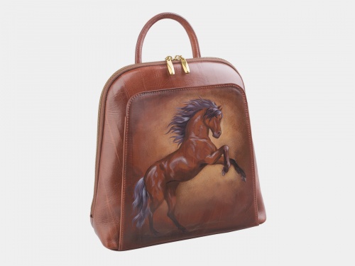 Женский рюкзак с ручной росписью "Брамби" фото фото 2