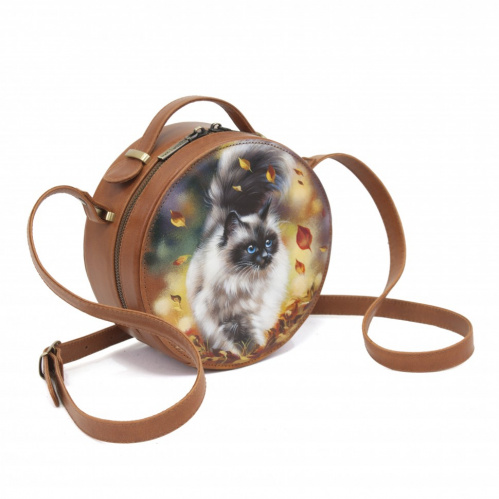 Женская сумка с рисунком кошки "Пушистая кошечка" фото фото 4