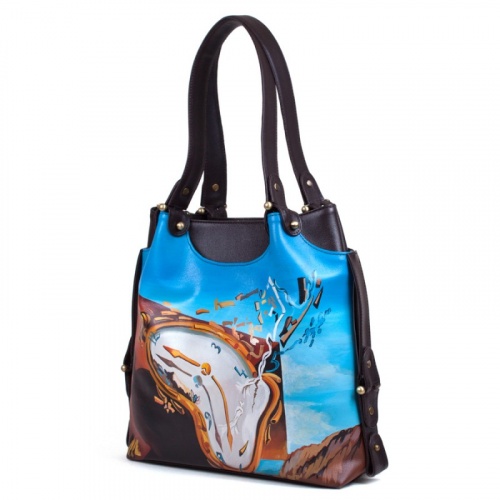 Женская модная сумка тоут с рисунком "Дали" фото фото 2