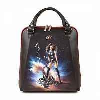 Женская сумка-рюкзак для города "Скорпион" с рисунком, росписью, принтом - фото