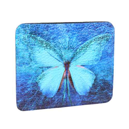 Холдер под пластиковые карты и купюры с принтом "Синяя бабочка" фото фото 4