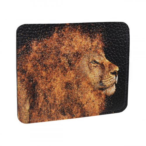 Кард-холдер для карт и купюр с фотопринтом "Золотой лев" фото фото 4