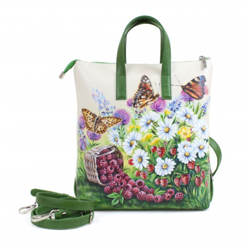 Женская сумка-рюкзак с красивым рисунком "Летняя" фото фото 6