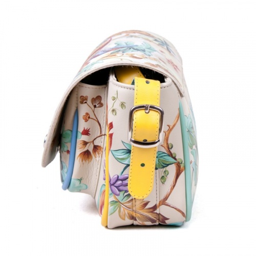 Женская сумка на плечо с росписью "Попугай Ара" фото фото 4