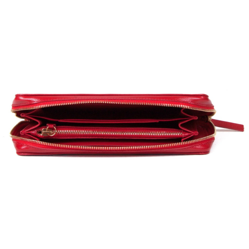 Женский кошелек на молнии с рисунком ручной работы "Снегири" - кожаный женский кошелек-портмоне ручной работы с рисунком |  Sumnizza фото 2