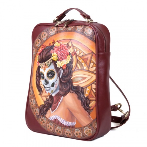 Рюкзак "Мертвая невеста" с рисунком, росписью, принтом - фото фото 2