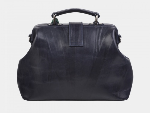 Женская сумка-саквояж из кожи "Чешир с грибами" с рисунком, росписью, принтом - фото фото 4