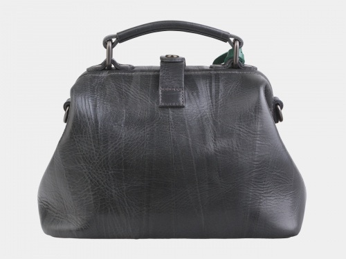 Женская кожаная сумка-саквояж "Знакомство" фото фото 2