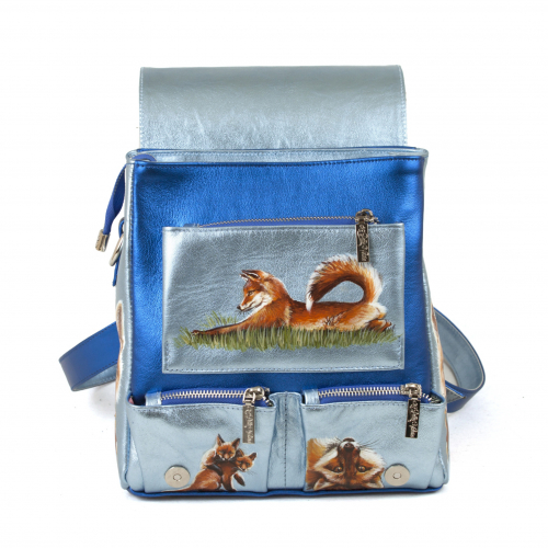 Женский рюкзак с рисунком лисы "Рыжая лисичка" фото фото 8