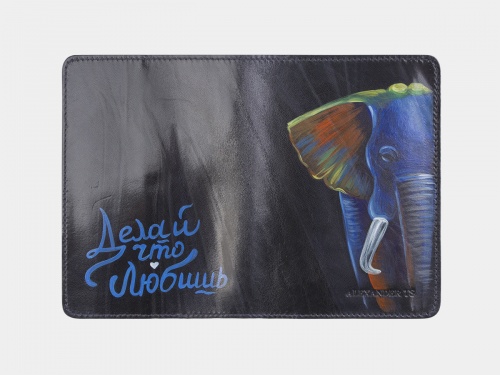 Обложка на паспорт с карманами "Прайд. Слон" фото фото 2