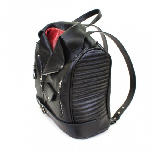 Женский кожаный рюкзак "Косуха" фото фото 2